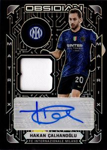Hakan  Calhanoglu - Inter - Panini Obsidian Soccer Matrix Patch