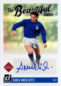 Carlo  Ancelotti - Panini Donruss The Beautiful Game