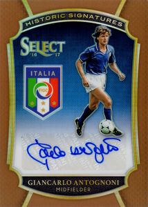 Giancarlo  Antognoni - Panini Select Historic Signatures 22/49