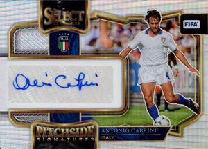 Antonio  Cabrini - Panini Select Fifa Pitchside Signatures Silver