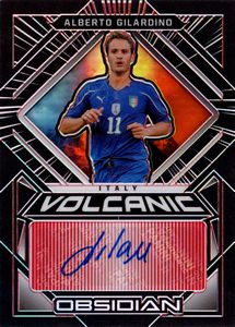 Alberto  Gilardino - Panini Obsidian Volcanic Electric Etch Red Auto 23/25