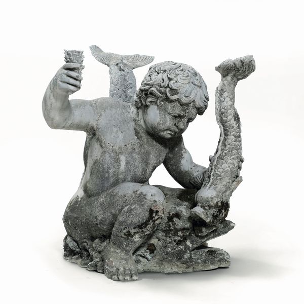 Fontana. Scultura in metallo patinato. Fonditore italiano del XX secolo  - Asta Antiquariato e dipinti - Associazione Nazionale - Case d'Asta italiane