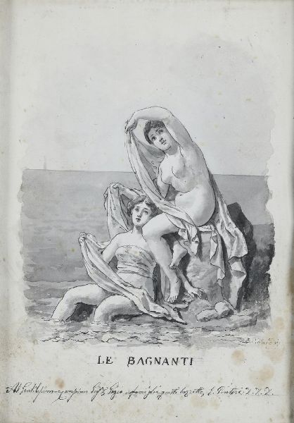 Pintore E. : 4 disegni su carta  - Asta Antiquariato e dipinti - Associazione Nazionale - Case d'Asta italiane