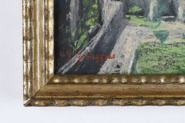 Luigi Gerolamo Leggero : Villa di campagna  - Asta Antiquariato e dipinti - Associazione Nazionale - Case d'Asta italiane