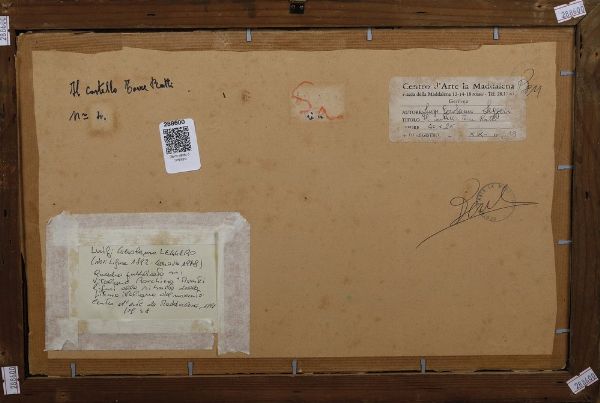 Luigi Gerolamo Leggero : Villa di campagna  - Asta Antiquariato e dipinti - Associazione Nazionale - Case d'Asta italiane