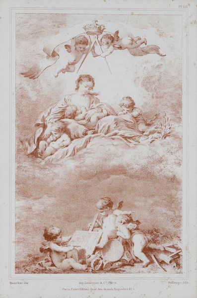 Incisione da Francois Boucher  - Asta Antiquariato e dipinti - Associazione Nazionale - Case d'Asta italiane