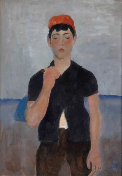 Nino Giovanni Tirinnanzi : Giovane pescatore greco<BR>Ritratto di signora  - Asta Antiquariato e dipinti - Associazione Nazionale - Case d'Asta italiane