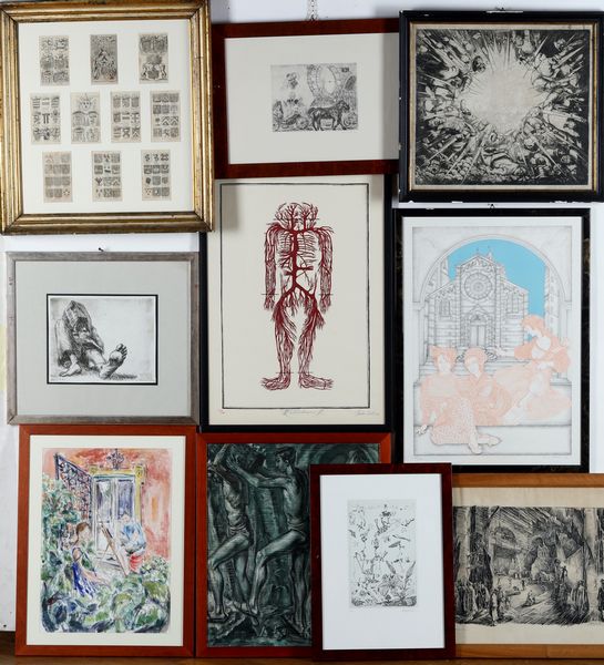 Lotto di stampe moderne  - Asta Antiquariato e dipinti - Associazione Nazionale - Case d'Asta italiane