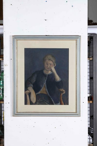 Nino Giovanni Tirinnanzi : Giovane pescatore greco<BR>Ritratto di signora  - Asta Antiquariato e dipinti - Associazione Nazionale - Case d'Asta italiane