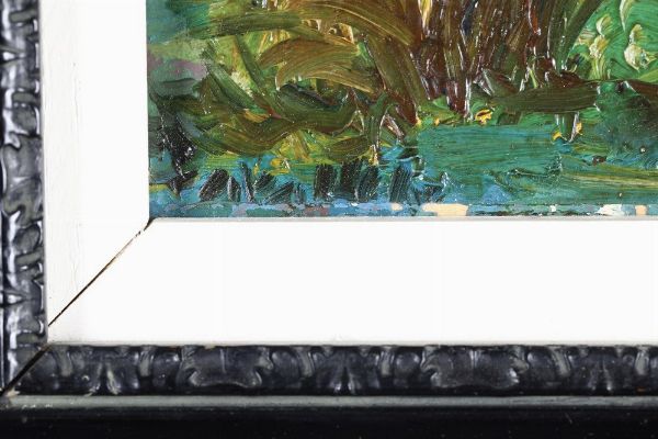 Mario Cavalla : Paesaggio  - Asta Antiquariato e dipinti - Associazione Nazionale - Case d'Asta italiane