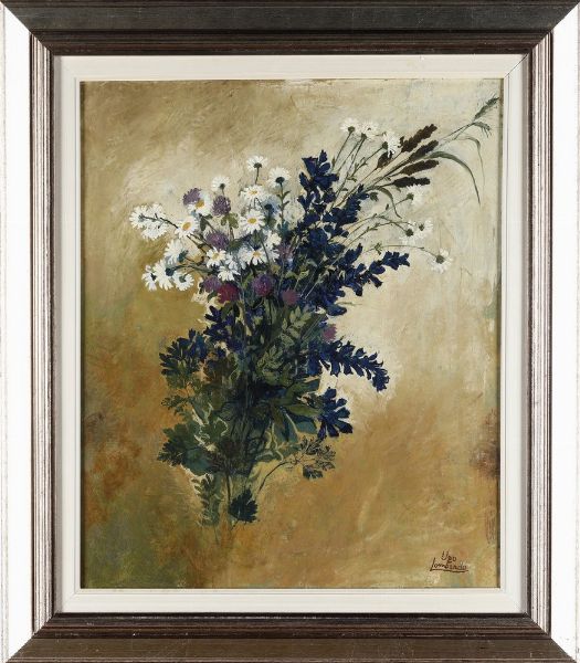 Ugo Lombardo : Fiori  - Asta Antiquariato e dipinti - Associazione Nazionale - Case d'Asta italiane