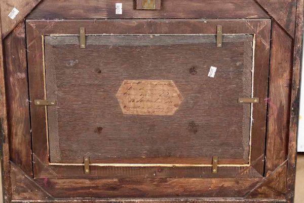 Ary Pleysier : Coppia di marine con imbarcazioni al chiaro di luna  - Asta Antiquariato e dipinti - Associazione Nazionale - Case d'Asta italiane