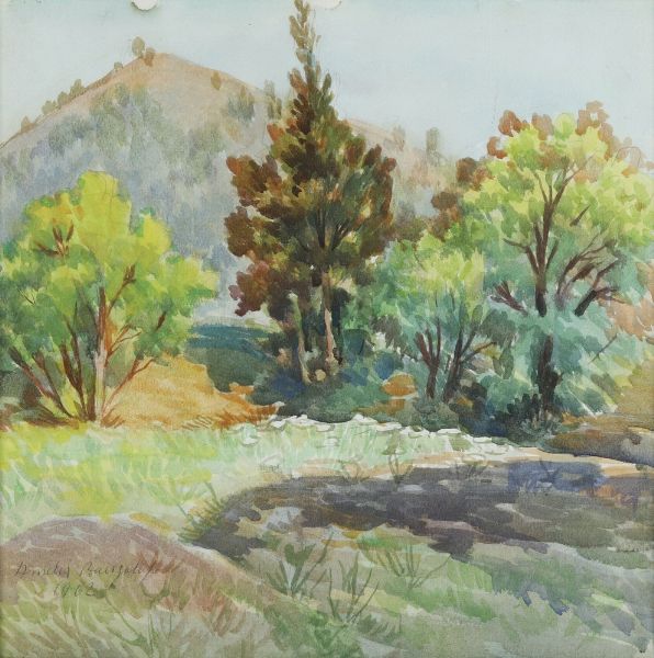 Amelia Bacigalupo : Paesaggio  - Asta Antiquariato e dipinti - Associazione Nazionale - Case d'Asta italiane