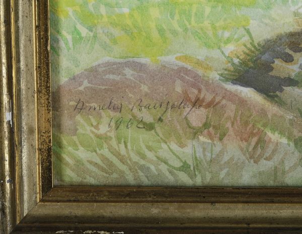 Amelia Bacigalupo : Paesaggio  - Asta Antiquariato e dipinti - Associazione Nazionale - Case d'Asta italiane