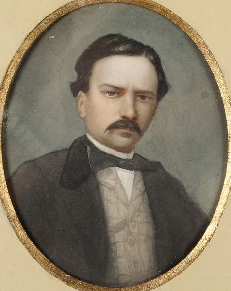 Scuola XIX secolo Figura maschile con baffi  - Asta Antiquariato e dipinti - Associazione Nazionale - Case d'Asta italiane