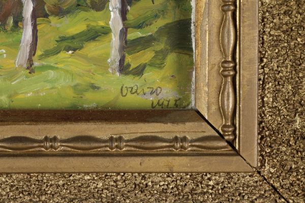 Firmato Vairo Paesaggio boschivo  - Asta Antiquariato e dipinti - Associazione Nazionale - Case d'Asta italiane