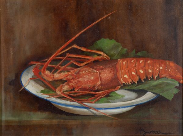Botta Natura morta con aragosta  - Asta Antiquariato e dipinti - Associazione Nazionale - Case d'Asta italiane