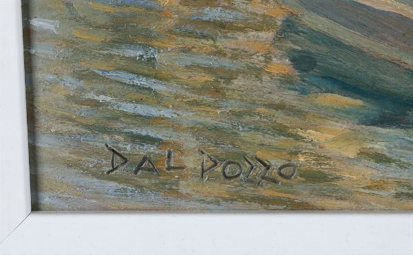 Francesco Dal Pozzo : Il peschereccio  - Asta Antiquariato e dipinti - Associazione Nazionale - Case d'Asta italiane