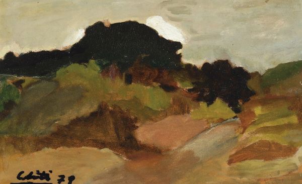 Guido Chiti : Paesaggio naturalistico  - Asta Antiquariato e dipinti - Associazione Nazionale - Case d'Asta italiane