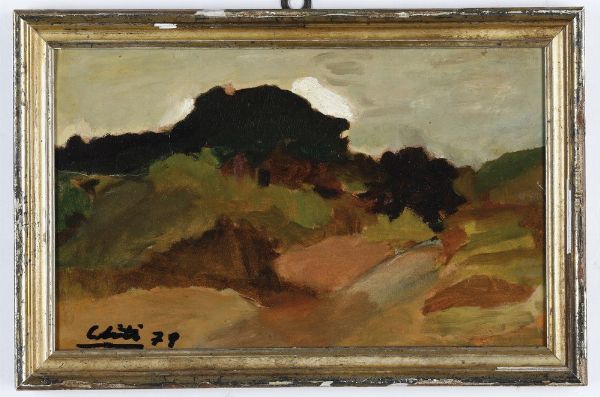 Guido Chiti : Paesaggio naturalistico  - Asta Antiquariato e dipinti - Associazione Nazionale - Case d'Asta italiane