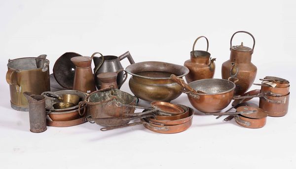 Lotto di oggetti in rame  - Asta Antiquariato e dipinti - Associazione Nazionale - Case d'Asta italiane