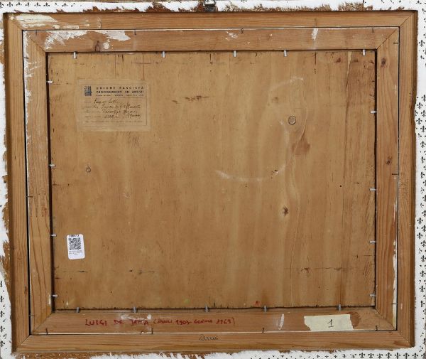 Luigi De Jatta : Paesaggio ligure  - Asta Antiquariato e dipinti - Associazione Nazionale - Case d'Asta italiane
