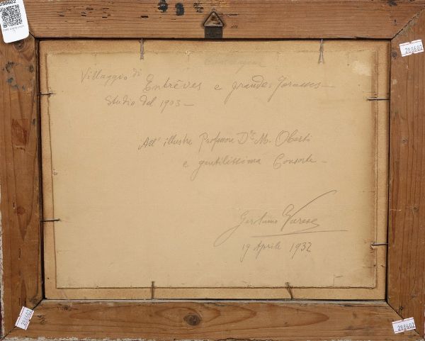 Gerolamo Varese : Landa e monti  - Asta Antiquariato e dipinti - Associazione Nazionale - Case d'Asta italiane