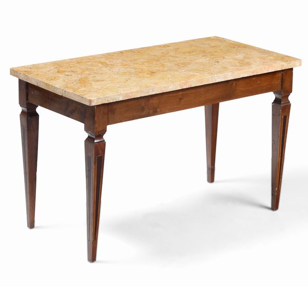 Comodino con piano in marmo  - Asta Antiquariato e dipinti - Associazione Nazionale - Case d'Asta italiane