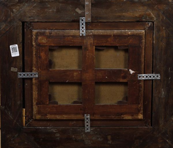 Scuola olandese del XIX secolo Paesaggio con figure  - Asta Antiquariato e dipinti - Associazione Nazionale - Case d'Asta italiane