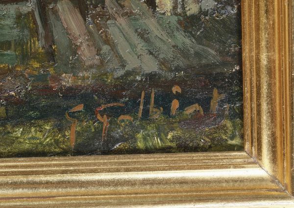 Giacinto Galbiati : Campagna ligure  - Asta Antiquariato e dipinti - Associazione Nazionale - Case d'Asta italiane