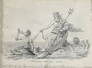 Pintore E. : 4 disegni su carta  - Asta Antiquariato e dipinti - Associazione Nazionale - Case d'Asta italiane