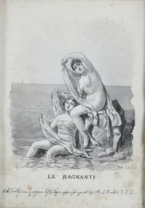Pintore E. : 4 disegni su carta  - Asta Antiquariato e dipinti - Associazione Nazionale - Case d'Asta italiane