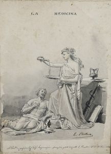 Pintore E. : 4 disegni su carta  - Asta Antiquariato e dipinti - Associazione Nazionale - Case d'Asta italiane