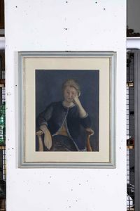 Nino Giovanni Tirinnanzi : Giovane pescatore greco<BR>Ritratto di signora  - Asta Antiquariato e dipinti - Associazione Nazionale - Case d'Asta italiane