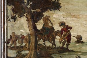 Dipinto su tavola  - Asta Antiquariato e dipinti - Associazione Nazionale - Case d'Asta italiane
