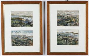 Rodolfo Castagnino - Quattro paesaggi