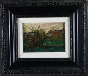 Mario Cavalla : Paesaggio  - Asta Antiquariato e dipinti - Associazione Nazionale - Case d'Asta italiane