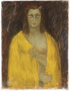 Armando Cuniolo - Donna dai capelli rossi, 1940