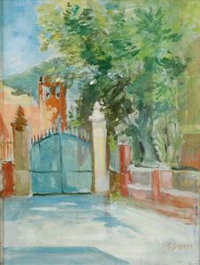 Pietro Dodero - Ingresso di una villa