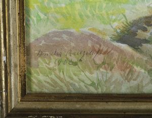 Amelia Bacigalupo : Paesaggio  - Asta Antiquariato e dipinti - Associazione Nazionale - Case d'Asta italiane