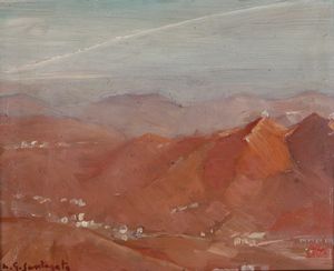 Antonio Giuseppe Santagata - Tramonti in Val Polcevera