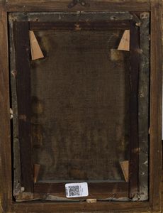 Pittore del XIX-XX secolo Interno di edificio clericale  - Asta Antiquariato e dipinti - Associazione Nazionale - Case d'Asta italiane