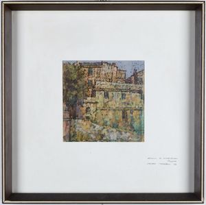 Walter Tomaselli Angolo di Finalborgo  - Asta Antiquariato e dipinti - Associazione Nazionale - Case d'Asta italiane