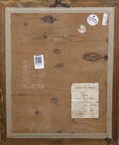 Enzo Finocchiaro : La preghiera del vecchio  - Asta Antiquariato e dipinti - Associazione Nazionale - Case d'Asta italiane