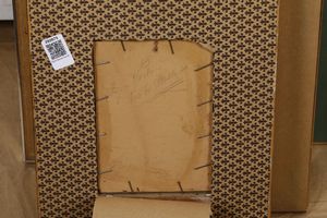 Tempera su cartone raffigurante figura maschile di profilo  - Asta Antiquariato e dipinti - Associazione Nazionale - Case d'Asta italiane