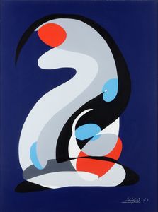 Giuseppe Guidotti - Astratto, 1973