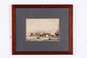 Lotto misto di 15 tra disegni e acquerelli  - Asta Antiquariato e dipinti - Associazione Nazionale - Case d'Asta italiane