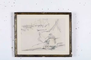 Lotto misto di 15 tra disegni e acquerelli  - Asta Antiquariato e dipinti - Associazione Nazionale - Case d'Asta italiane