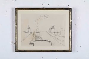 Lotto misto di 15 tra disegni e acquerelli  - Asta Antiquariato e dipinti - Associazione Nazionale - Case d'Asta italiane