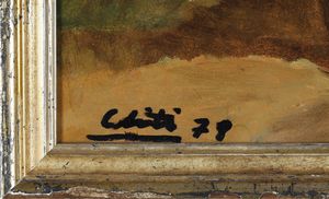 Guido Chiti : Paesaggio naturalistico  - Asta Antiquariato e dipinti - Associazione Nazionale - Case d'Asta italiane